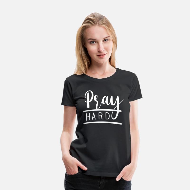 Pray Hard Love Jesus Christian Christmas