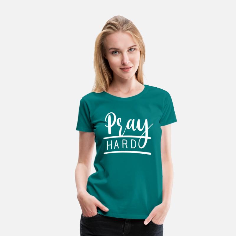 Pray Hard Love Jesus Christian Christmas
