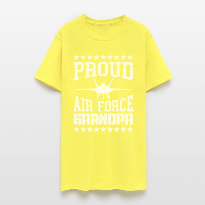 Proud Air Force Grandpa America Military Fan