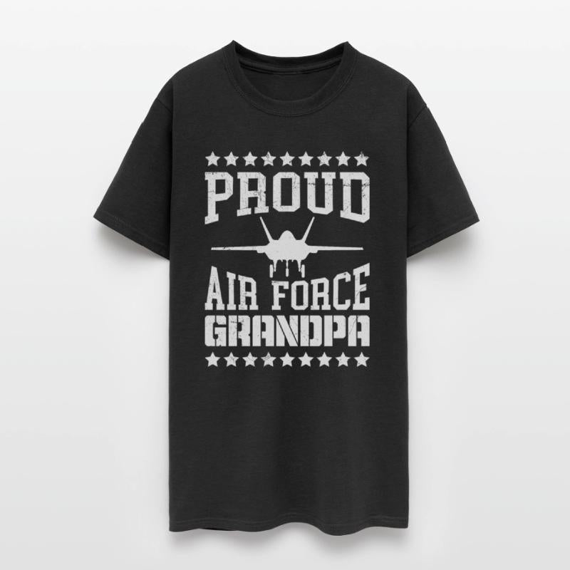 Proud Air Force Grandpa America Military Fan