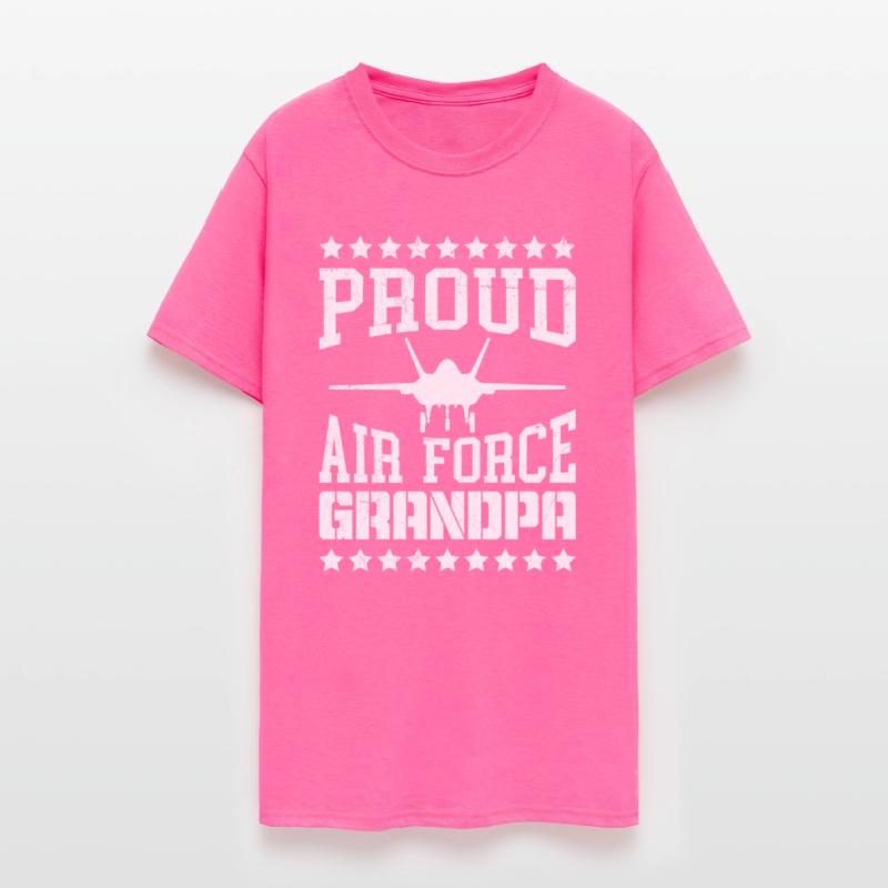 Proud Air Force Grandpa America Military Fan