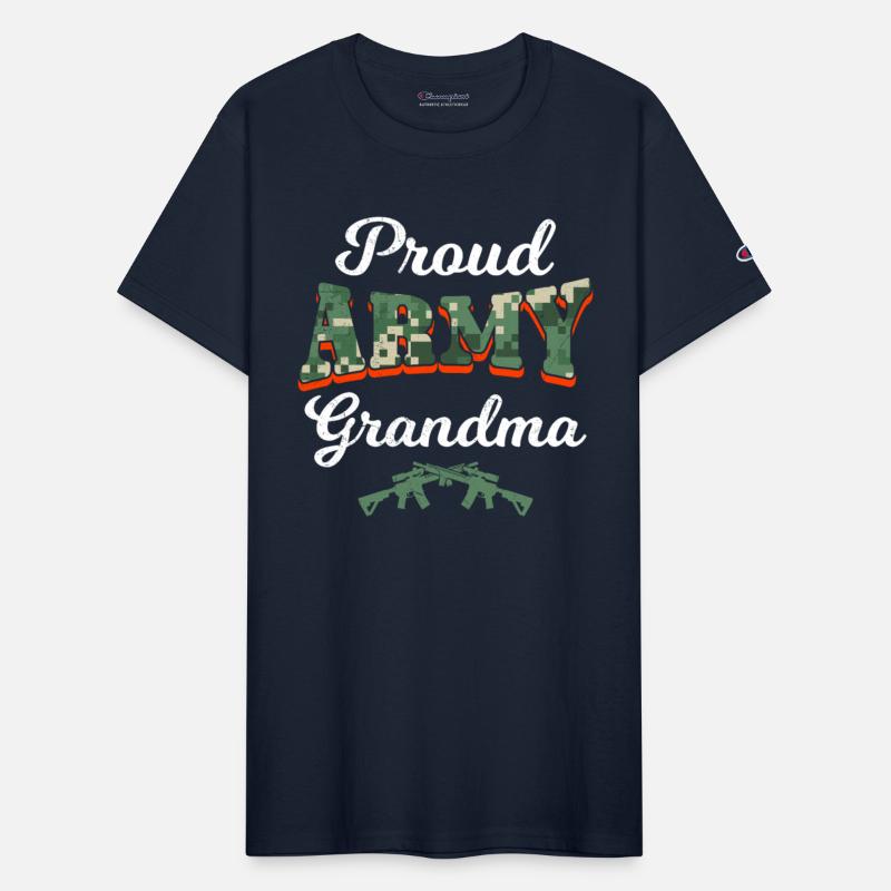 Proud Army Grandma Soldiers Military Fan USA