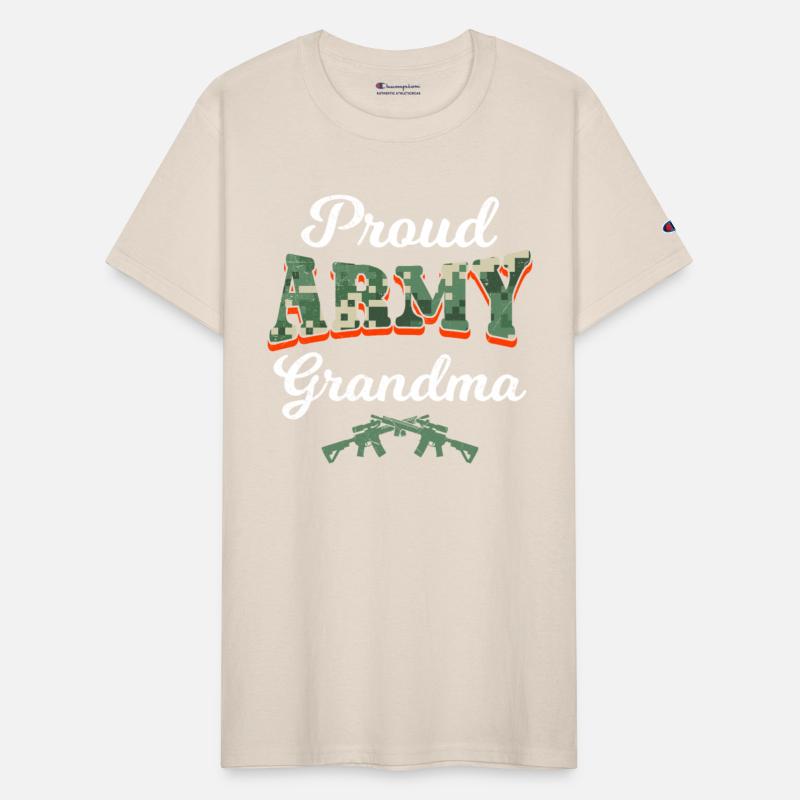 Proud Army Grandma Soldiers Military Fan USA