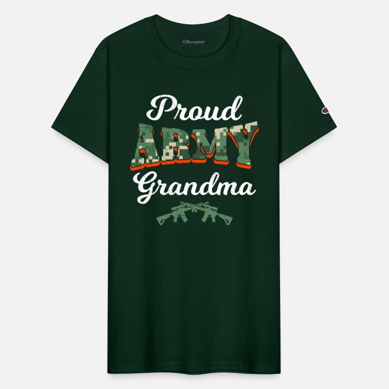 Proud Army Grandma Soldiers Military Fan USA