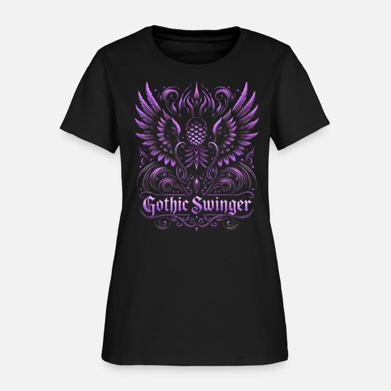 Purple Gothic Swinger Tee