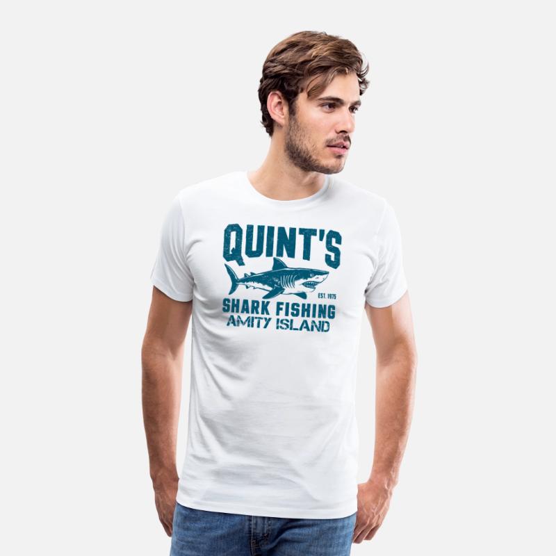 Quint's Shark Fishing Amity Island T-Shirt