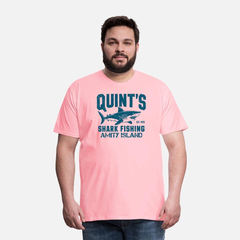 Quint's Shark Fishing Amity Island T-Shirt
