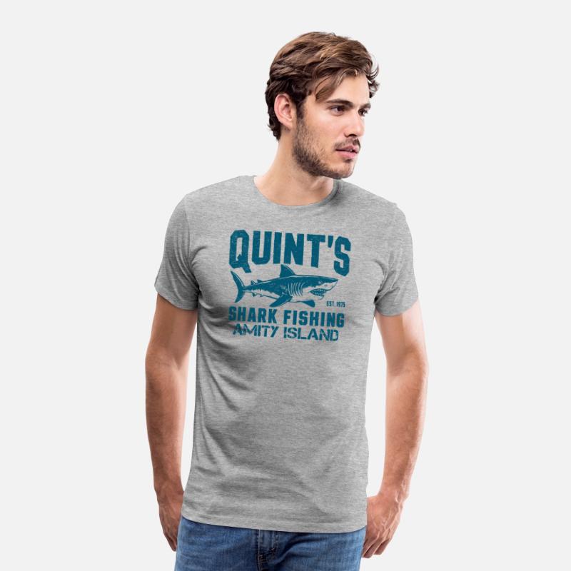 Quint's Shark Fishing Amity Island T-Shirt