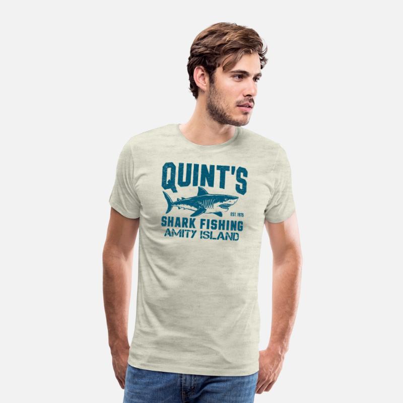 Quint's Shark Fishing Amity Island T-Shirt