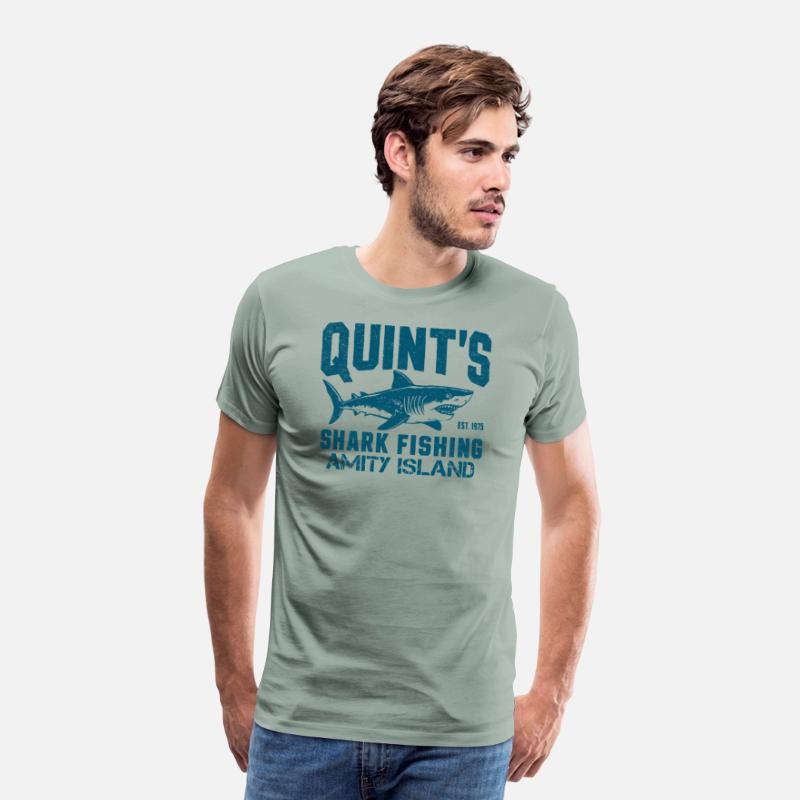 Quint's Shark Fishing Amity Island T-Shirt