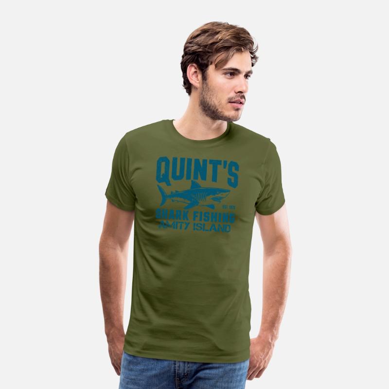 Quint's Shark Fishing Amity Island T-Shirt