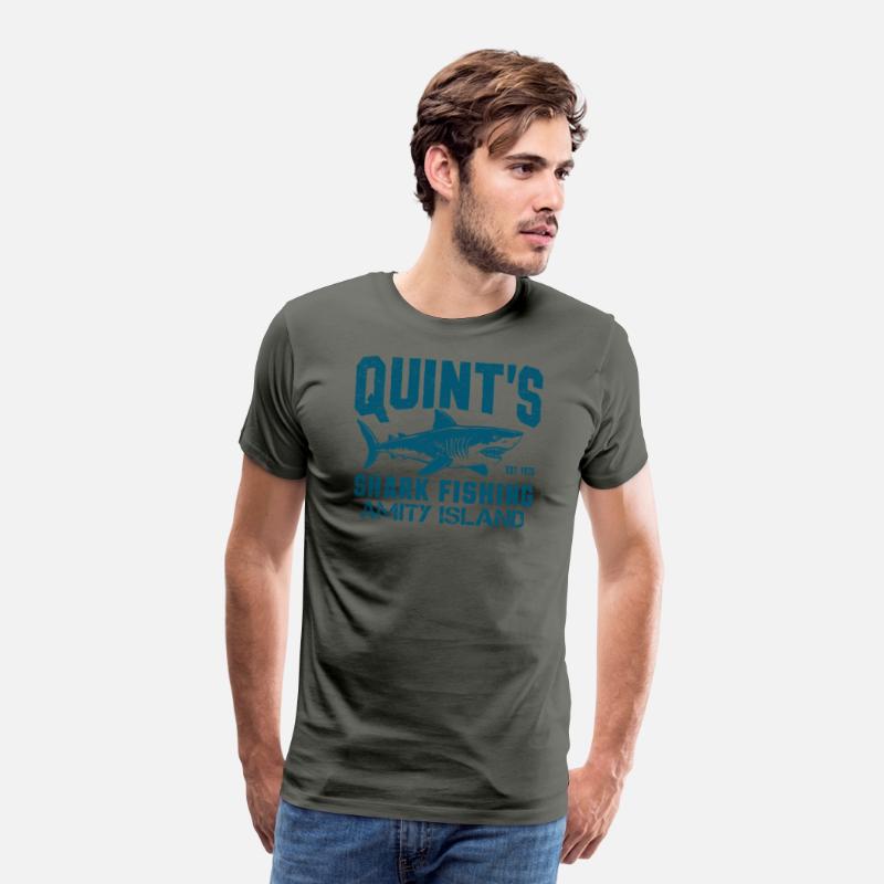 Quint's Shark Fishing Amity Island T-Shirt