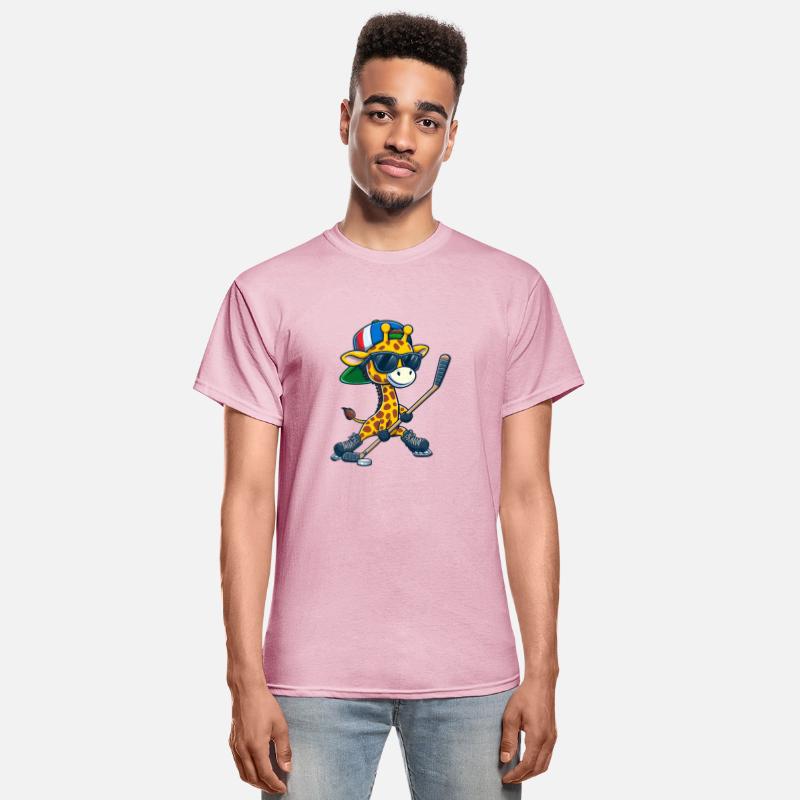 Quirky Hockey Stick Design Giraffe Whimsical