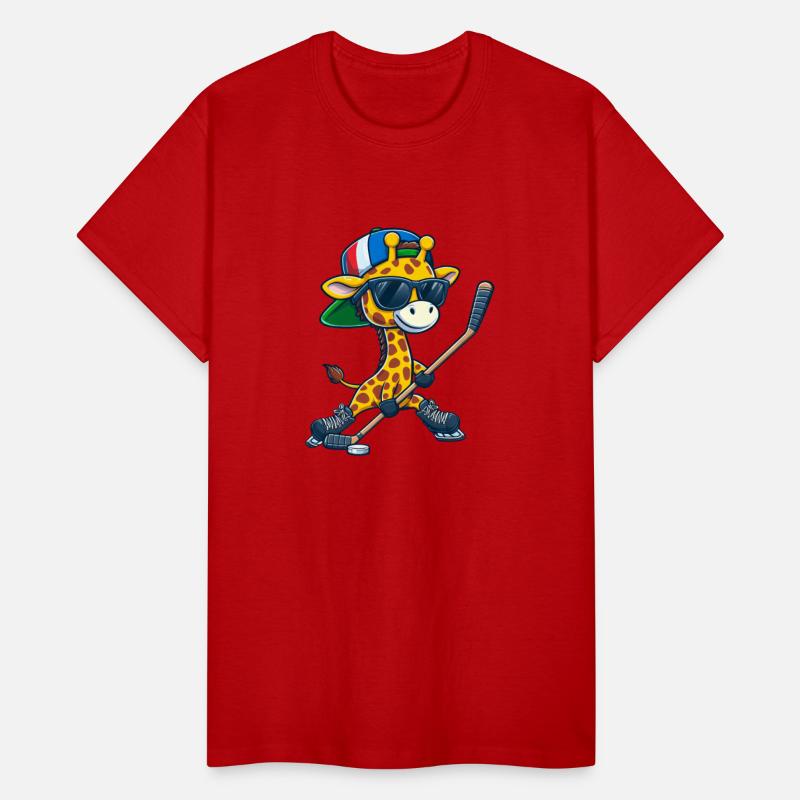 Quirky Hockey Stick Design Giraffe Whimsical