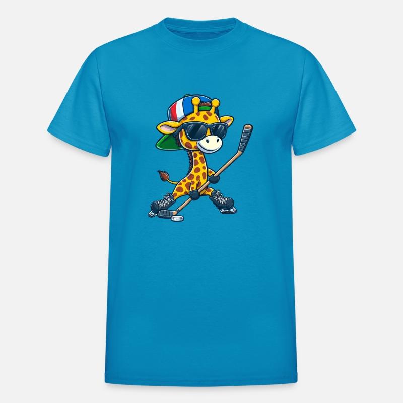Quirky Hockey Stick Design Giraffe Whimsical