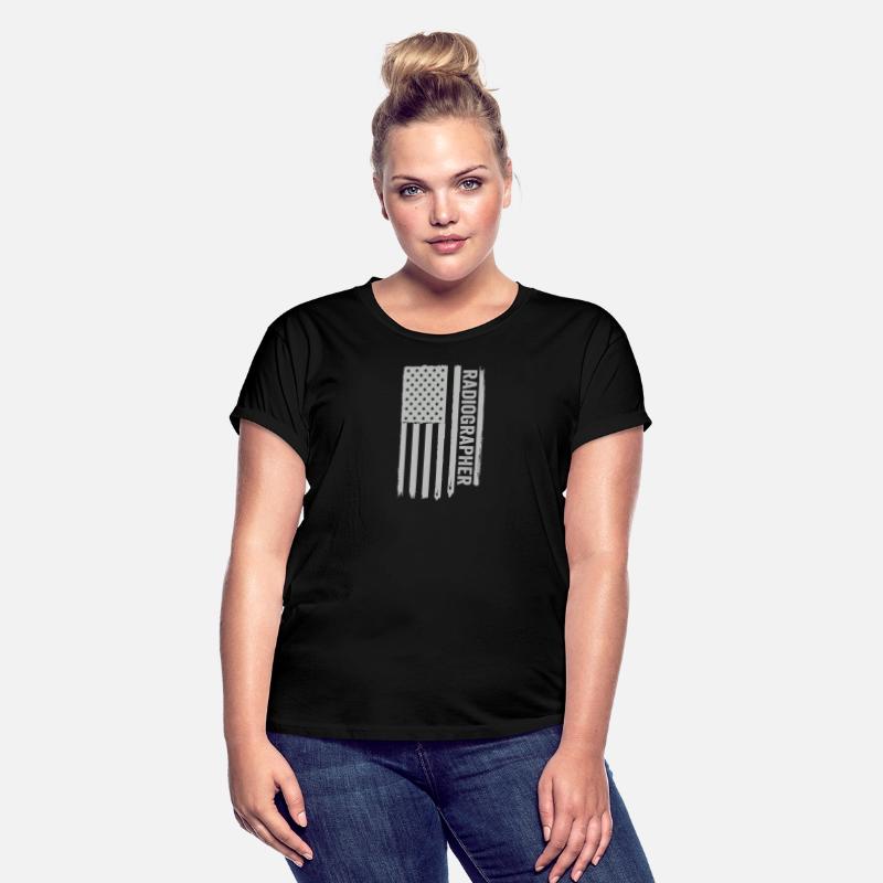 Radiographer Distressed American Flag