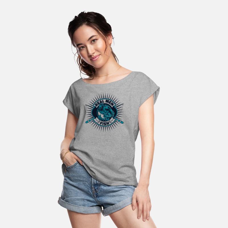 Real Men Fish Deep Sea Boat Ice Fisherman Fly