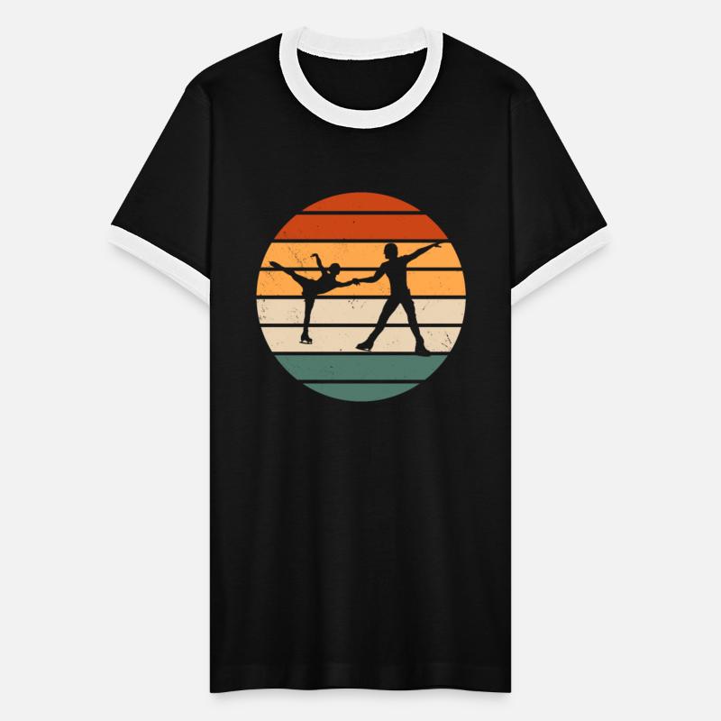 Retro Pair Skating Apparel Ice Skater