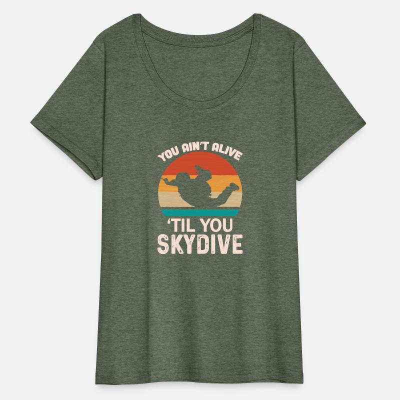 Retro Skydive Skydiver Skydiving