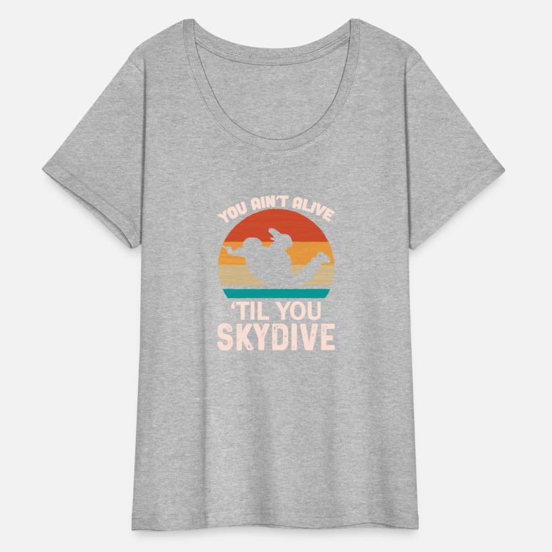Retro Skydive Skydiver Skydiving