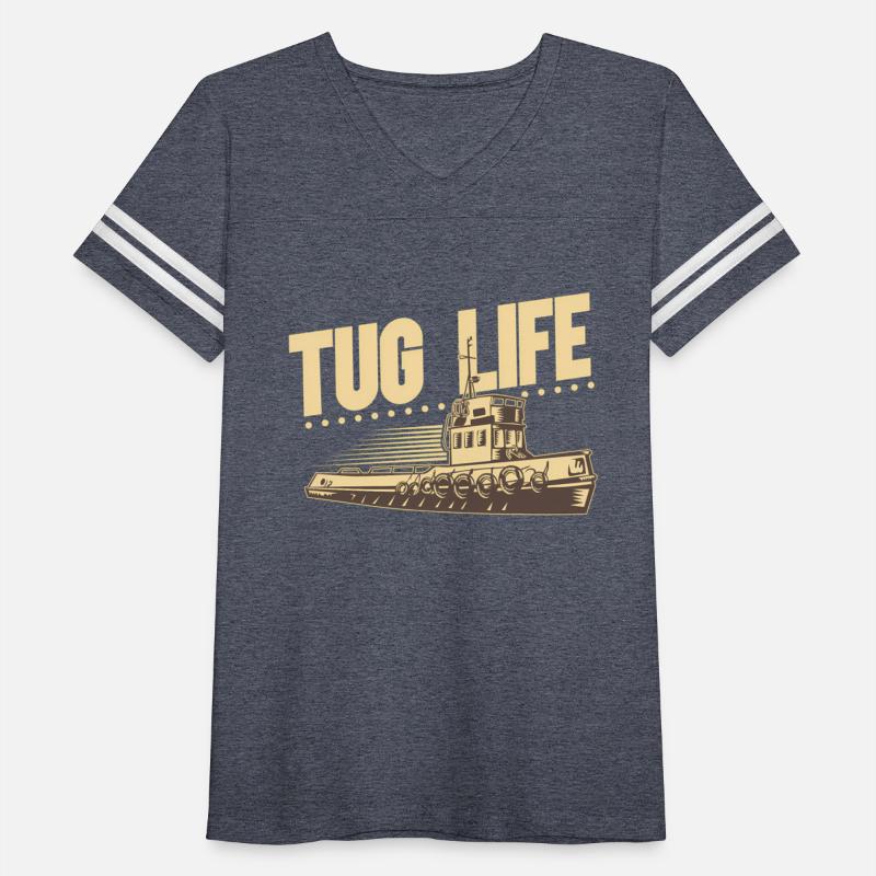 Retro Tugboat Captain Tug
