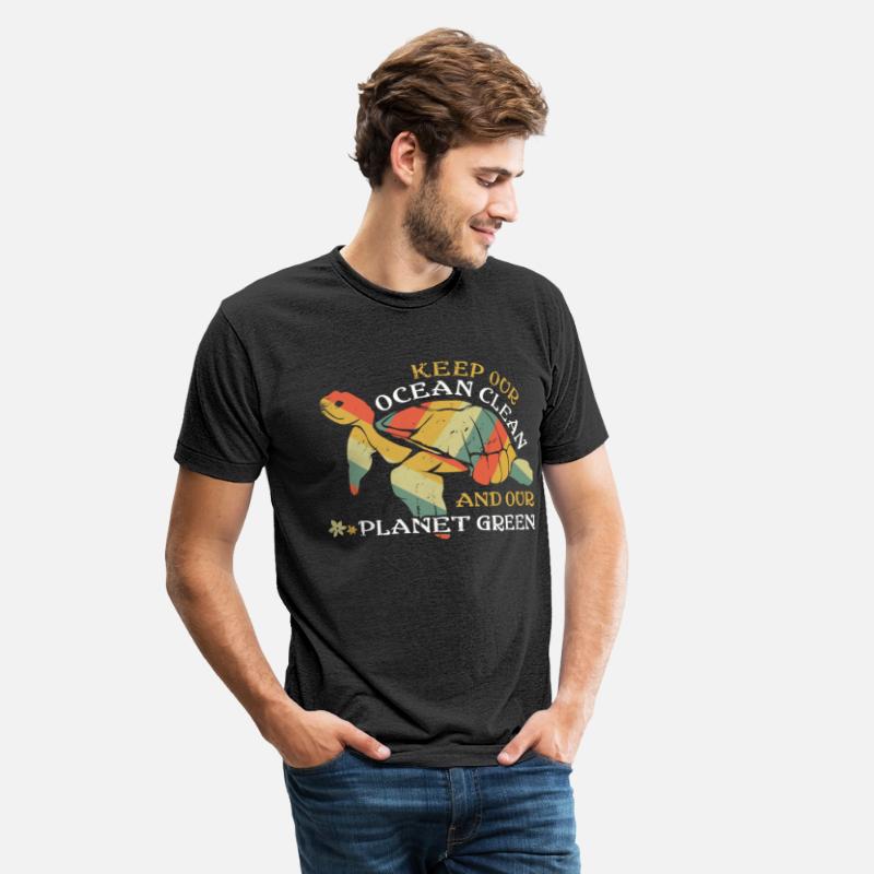 Retro Turtle Save Nature Oceans Day Earth Day