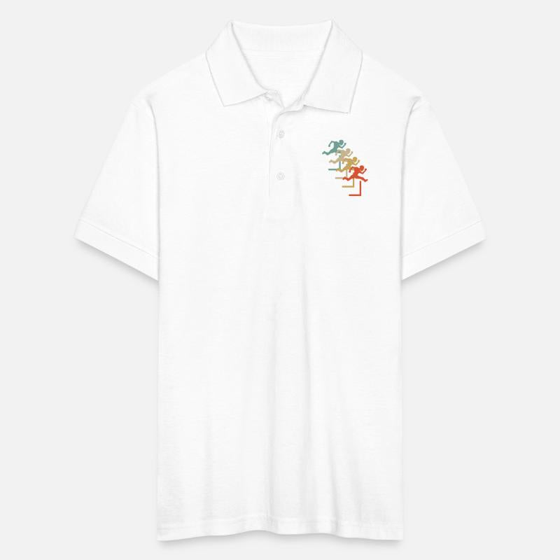 Retro Vintage Style Hurdles Athletics Sports