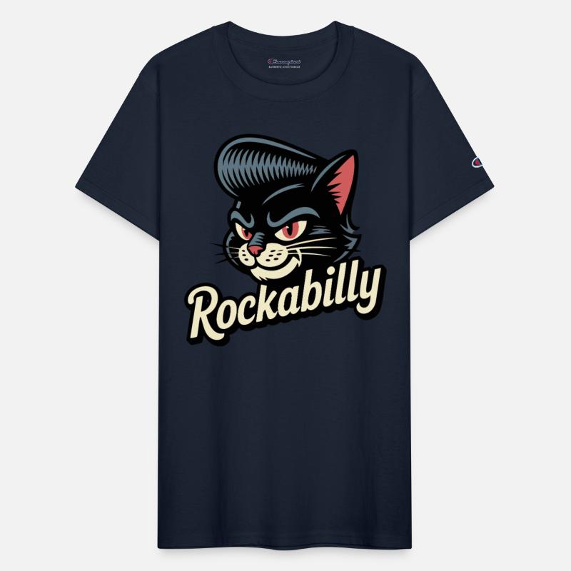 Rockabilly Cat – Retro Pompadour Feline