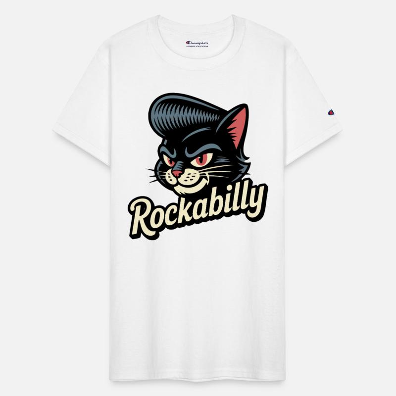Rockabilly Cat – Retro Pompadour Feline