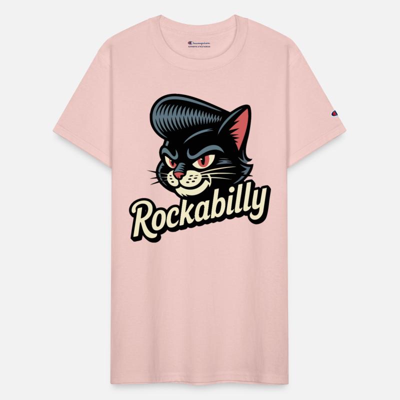 Rockabilly Cat – Retro Pompadour Feline