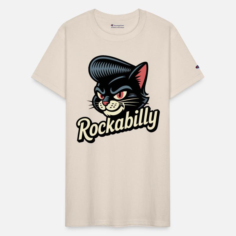 Rockabilly Cat – Retro Pompadour Feline