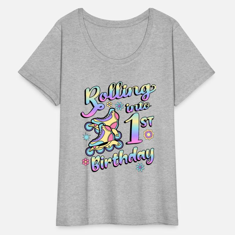Rolling Into 1st Birthday Roller Skater Inline