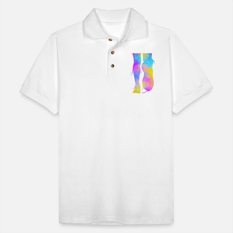 Running Silhouette Colorful Marathoner