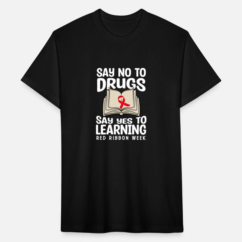 Say No Say Yes to Learning Red Ribbon Week T Shirt