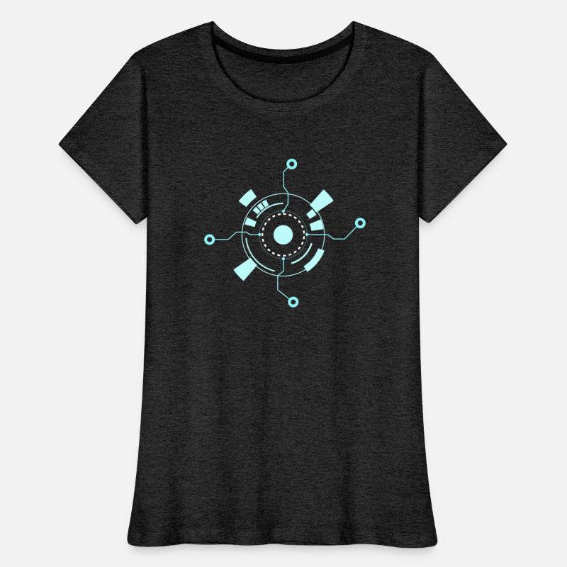 Sci-Fi HUD tech digital display