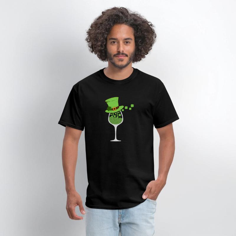 Shamrock Wine Glass St Patrick Day Irish For -