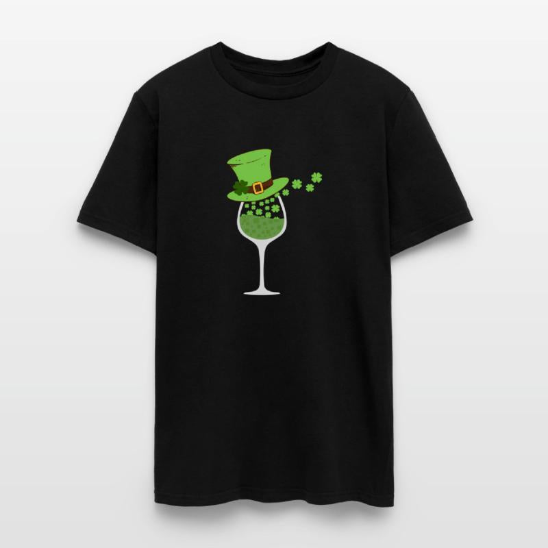 Shamrock Wine Glass St Patrick Day Irish For -