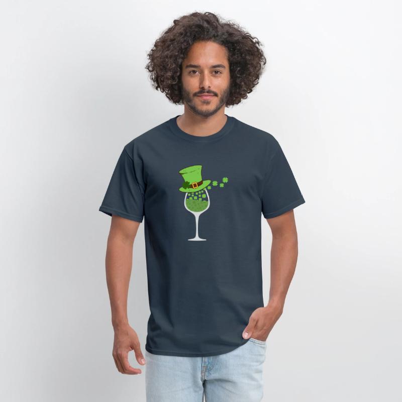 Shamrock Wine Glass St Patrick Day Irish For -