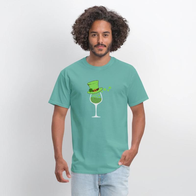 Shamrock Wine Glass St Patrick Day Irish For -