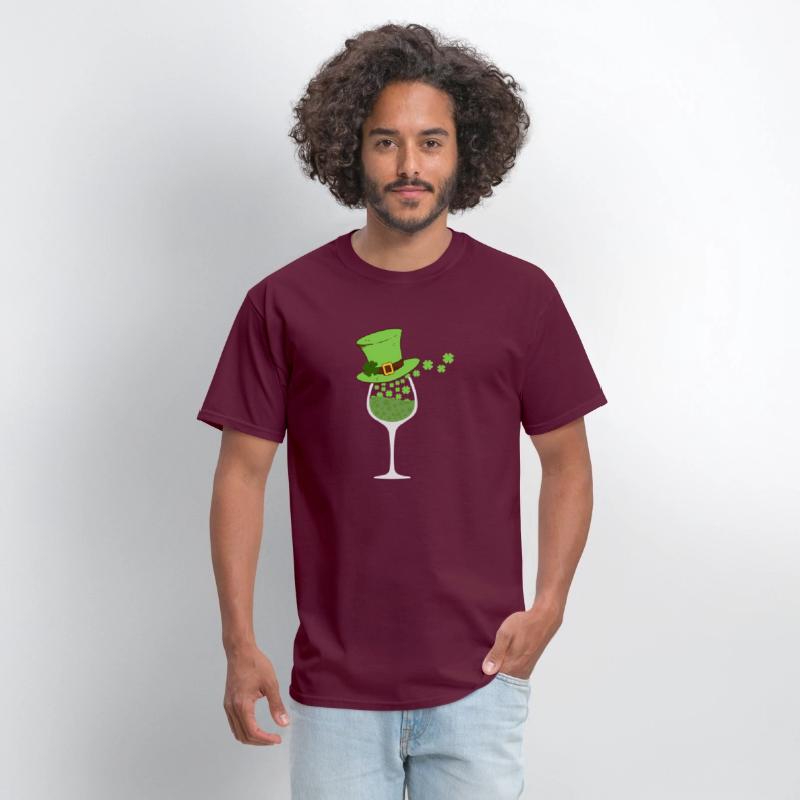 Shamrock Wine Glass St Patrick Day Irish For -