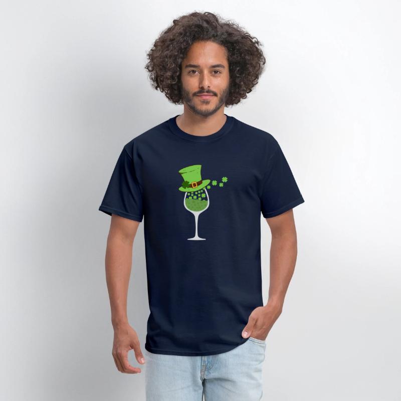 Shamrock Wine Glass St Patrick Day Irish For -