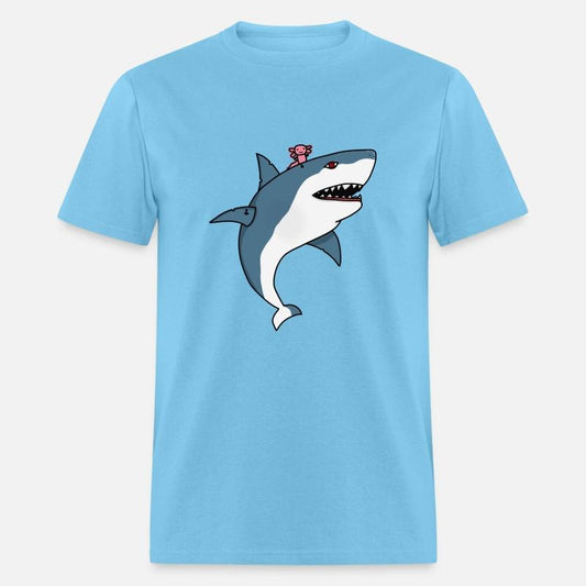 Shark and Axolotl