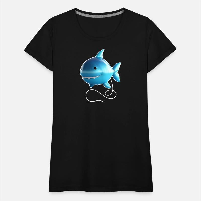 Shark Blue Balloon