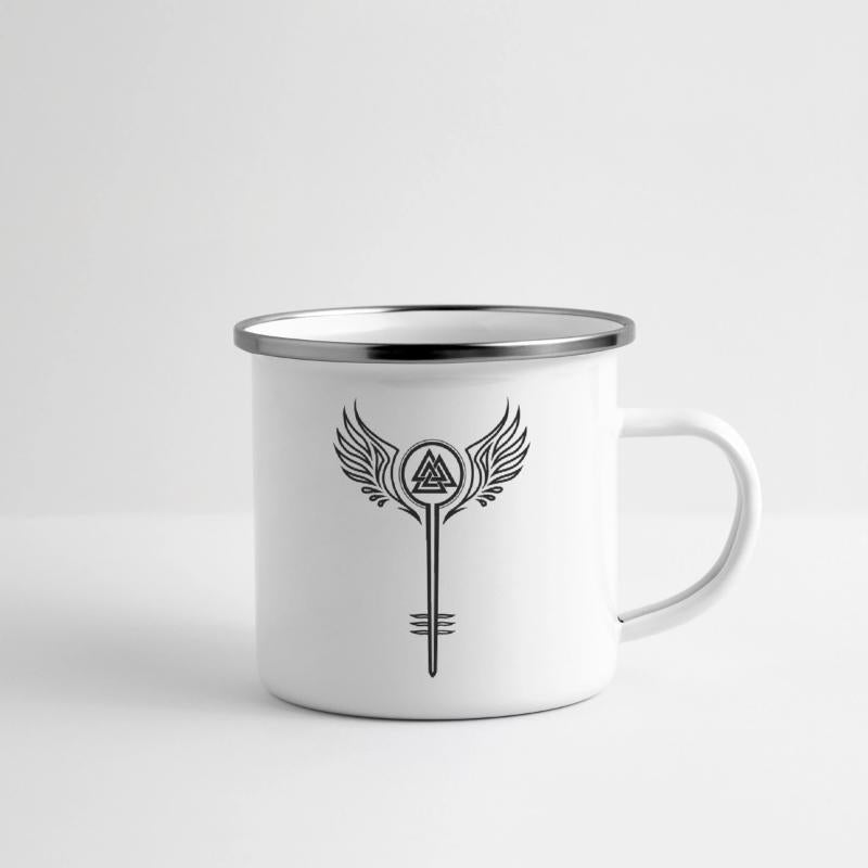 Shield Maiden, Valkyrie Symbol with Odins Valkknut