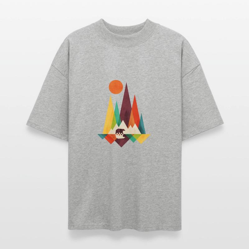 Simple Mountain And Bear