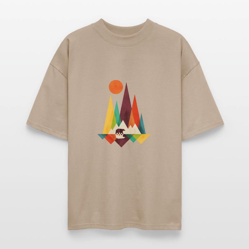 Simple Mountain And Bear