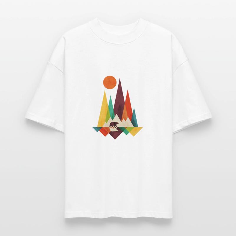 Simple Mountain And Bear