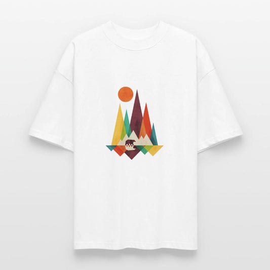 Simple Mountain And Bear