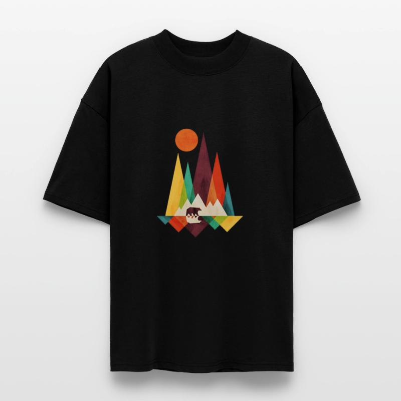 Simple Mountain And Bear