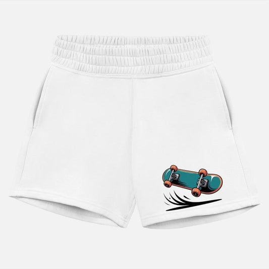 Skateboard in Motion Illustration